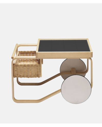 Tea Trolley 900 - Black - Design Alvar Aalto 1937